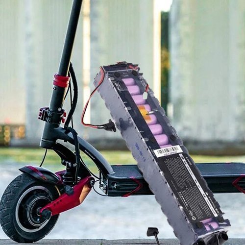 Electric scooter battery with 18650 battery